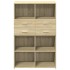 Aparador de madera de ingeniería roble Sonoma 80x42,5x124