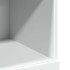 Aparador de madera de ingeniería blanco 80x42,5x124