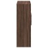 Aparador de madera de ingeniería marrón roble 80x42,5x124