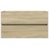 Set de mueble de baño 2 piezas cerámica y madera de