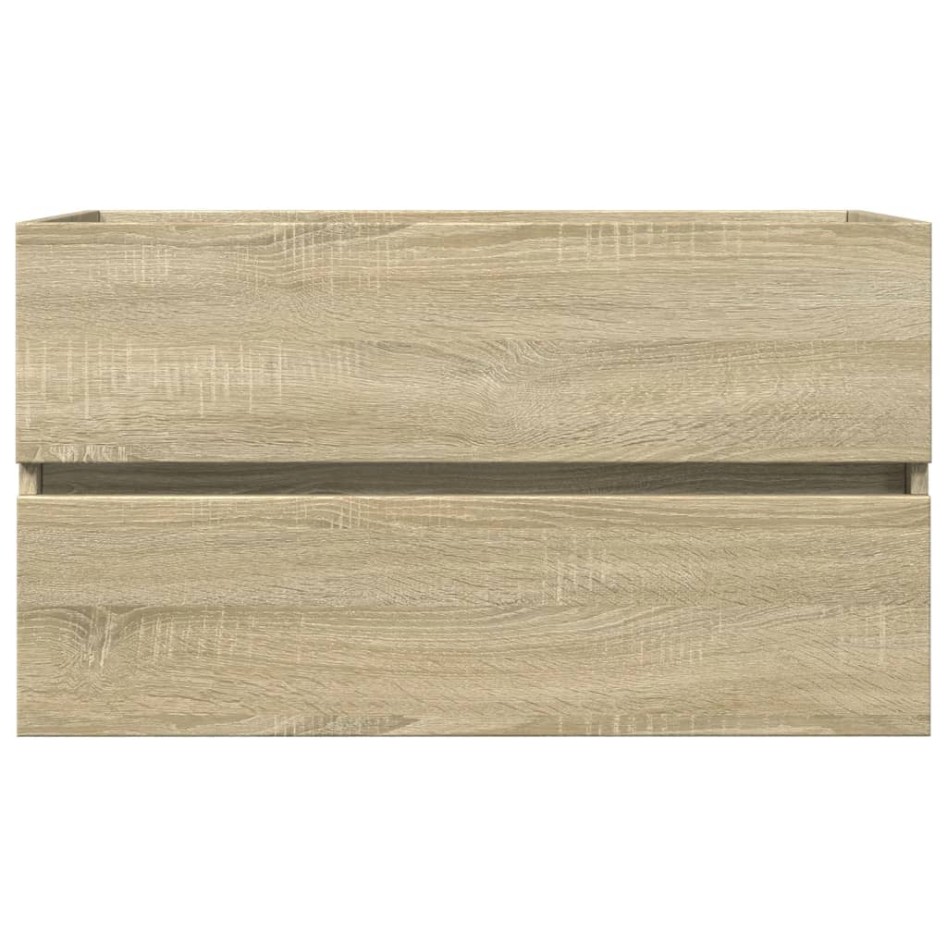 Set de mueble de baño 2 piezas cerámica y madera de
