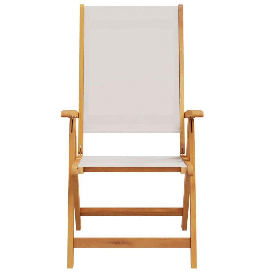 Sillas de jardín plegables 2 uds madera maciza acacia