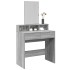 Tocador con espejo color gris Sonoma 80x41x144,5