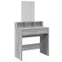 Tocador con espejo color gris Sonoma 80x41x144,5