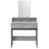 Tocador con espejo color gris Sonoma 80x41x144,5