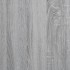Tocador con espejo color gris Sonoma 80x41x144,5