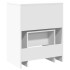 Tocador con taburete blanco 60x40x113,5