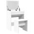 Tocador con taburete blanco 60x40x113,5