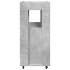 Carrito de bar madera de ingeniería gris hormigón 60x39,5x89