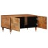 Mesa de centro de madera maciza de mango 80x50x40