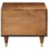 Mesa de centro de madera maciza de mango 80x50x40