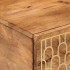 Mesa de centro de madera maciza de mango 80x50x40