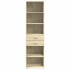 Aparador de madera de ingeniería roble Sonoma 50x42,5x185
