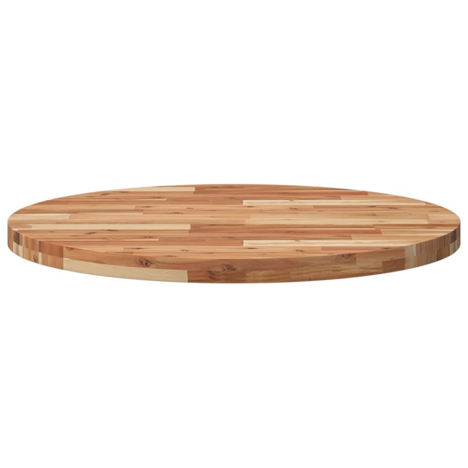 Tablero de mesa redondo madera maciza de acacia Ø80x4