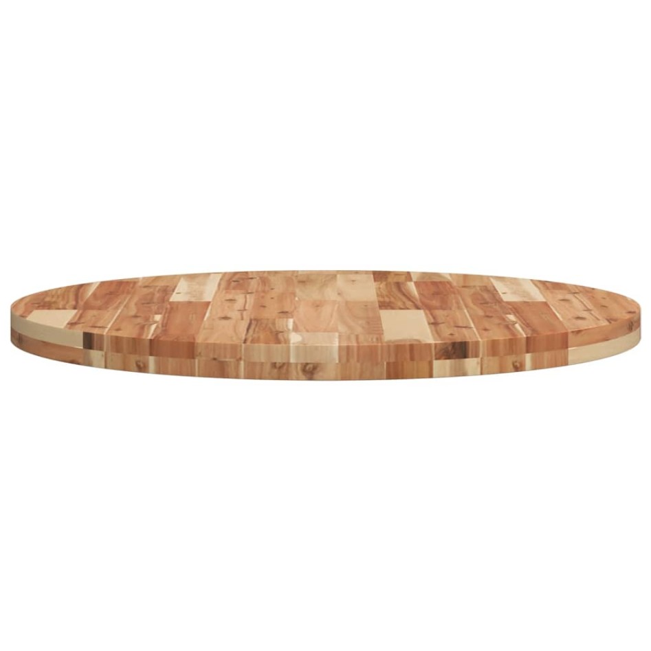Tablero de mesa redondo madera maciza de acacia Ø80x4