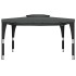 Cenador con doble techo acero gris antracita 3,98x2,98