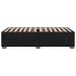 Estructura de cama sin colchón terciopelo negro 90x190