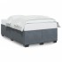 Estructura de cama sin colchón terciopelo gris oscuro