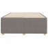 Estructura de cama sin colchón tela gris taupe 120x200
