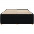 Cama sin colchón tela negro 160x200
