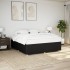 Cama sin colchón tela negro 180x200