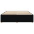 Cama sin colchón tela negro 180x200