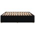 Cama sin colchón tela negro 180x200
