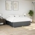 Cama sin colchón tela gris oscuro 200x200
