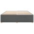 Cama sin colchón tela gris oscuro 200x200