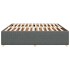 Cama sin colchón tela gris oscuro 200x200