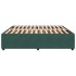 Estructura cama sin colchón terciopelo verde oscuro 180x200