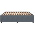 Estructura de cama sin colchón terciopelo gris oscuro