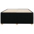 Estructura de cama sin colchón tela negro 120x200