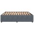Estructura cama sin colchón terciopelo gris oscuro 200x200