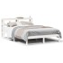 Estructura de cama sin colchón madera de pino blanca 140x200