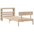 Estructura de cama sin colchón madera maciza de pino 90x200