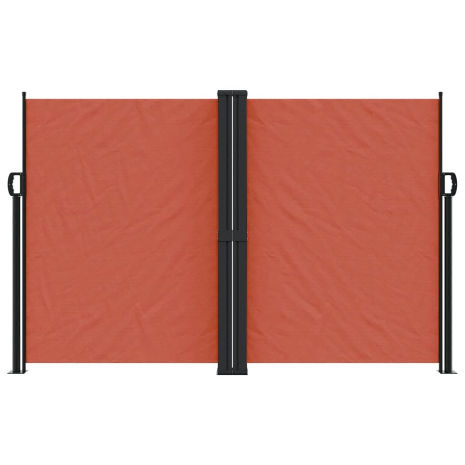 Toldo lateral retráctil terracota 160x1000