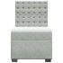Cama box spring con colchón terciopelo gris claro 80x200