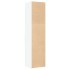 Aparador de madera de ingeniería blanco 45x42,5x185