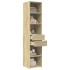 Aparador de madera de ingeniería roble Sonoma 40x42,5x185