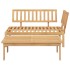 Set de sofás de palets de jardín 2 pzas madera maciza de