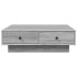 Mesa de centro madera de ingeniería gris Sonoma 90x90x28