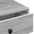 Mesa de centro madera de ingeniería gris Sonoma 90x90x28