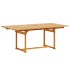 Juego comedor de jardín 5 pzas madera maciza acacia y