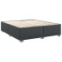 Estructura de cama sin colchón cuero sintético negro 200x200