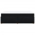Cama box spring con colchón tela negro 120x190