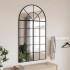 Espejo de pared arco de hierro negro 80x140