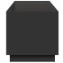 Mesa de centro con Infinity LED negro 70x50x50