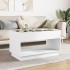 Mesa de centro con Infinity LED blanco 90x50x50