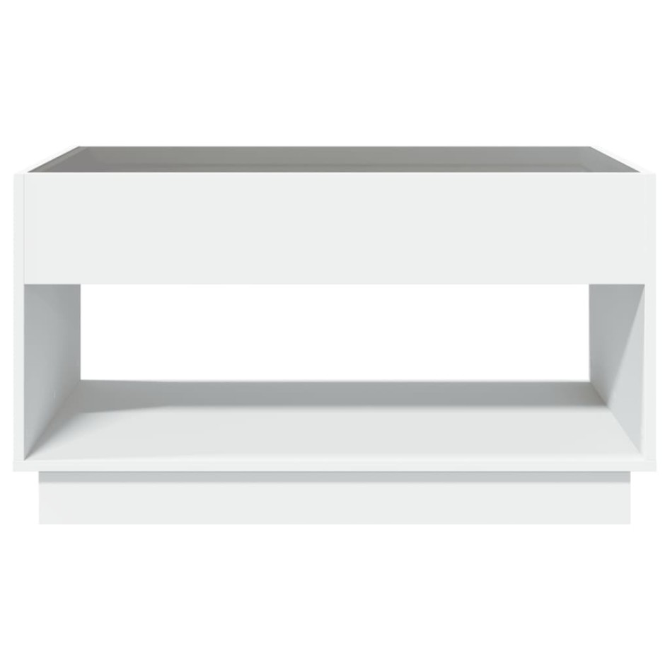 Mesa de centro con Infinity LED blanco 90x50x50